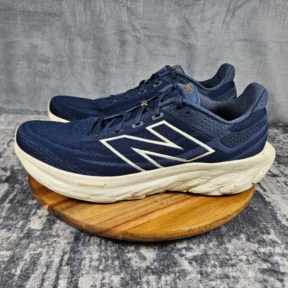 New Balance Fresh Foam X 1080v13 Mens Size 13 Navy White Running Shoes Sneakers